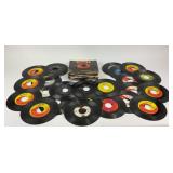 45 RPM Records The Beatles, Bread, Cher, Bread, He