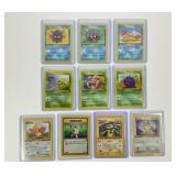10 First Edition Pokï¿½mon Trading Cards