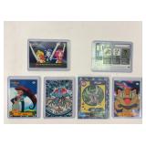 6 vintage Pokï¿½mon topps cards