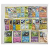 25 Pokï¿½mon trading cards