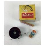 South Bend Oren-O-Matic Reel With Fishing Tackle