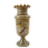 Handpainted Bristol Glass Vase