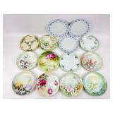 Handpainted Floral Plates, Haviland
