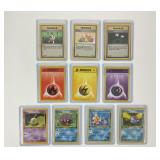 10 First Edition Pokï¿½mon Trading Cards