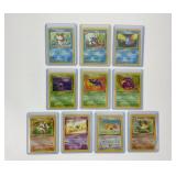 10 First Edition Pokï¿½mon Trading Cards