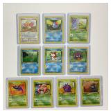 10 First Edition Pokï¿½mon Trading Cards