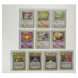 10 First Edition Pokï¿½mon Trading Cards