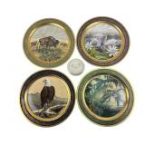 Picard Wildlife Plates, Longaberger Covered Dish