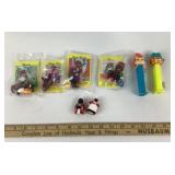 California Raisins Figures, Pez Garfield Fred +