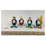 Kinder Surprise Penguins at the Beach