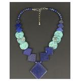 Southwest DTR Jay King natural turquoise & lapis
