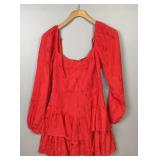 Red Skort Designer Dress NWT Size Small