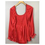 Red Skort Designer Dress NWT Size Medium