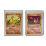 2 Pokï¿½mon vintage Charmander trading cards