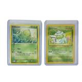 2 Pokï¿½mon vintage Bulbasur trading cards