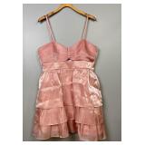 Pink Short Formal Designer Dress NWT Size Large