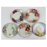 Handpainted 6-Inch Plates Bavaria Lois PM Favorite