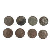 1971, 1973, 1974Kennedy Half Dollar Coins