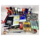 Insect Sprays, Paint Supplies, Adhesives, Dog Cabl