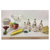 Mother Figures, Lead Crystal Bowl, Ceramic Decor