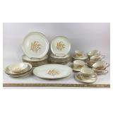 Golden Wheat Dinnerware Set by Homer Laughlin