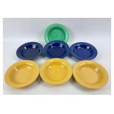 Fiestaware Bowls in Yellow, Blue, Green