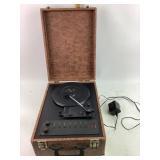Untested Philco Suitcase Turntable CD Player