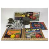 Apple Crate Labels, Metal Tin, Cookie Cutters
