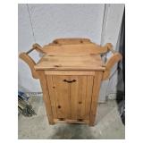 Wood Dry Sink Cabinet With Towel Racks On Each