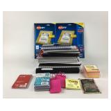 Avery Labels, 3M Post-it Notes, Notebooks