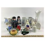 Ceramic Figurines, Decorative Pitcher, Mugs/Avon,