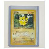 Pokï¿½mon vintage 1999 Pikachu card