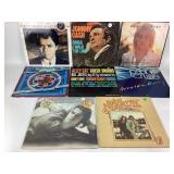 8 Vinyl Records: Johnny Cash, Rod Stewart, andy