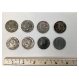 1971, 1973-1974 Kennedy Half Dollars