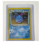 Pokï¿½mon vintage holographic Light Azumarill card
