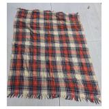 Troy Robe 100% Virgin Wool Plaid Blanket
