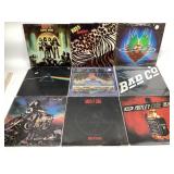 Vinyl Records: Kiss, Motley Crue, Meatloaf, Pink F