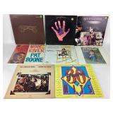 8 vinyl records: George Harrison, Carpenters