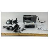 Sony Walkman, RadioShack Cassette Recorder, Logite