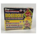 Sealed Topps 1988, 1989 American Baseball Cards