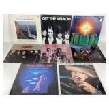 8 Vinyl Records: Earth Wind and Fire, The Cars,