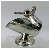 Silver Plate Sugar Bowl Scuttle W/ Sugar Scoop