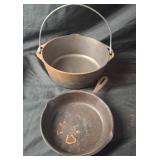 Lodge Cast Iron Dutch Oven, 8-Inch Fry Pan