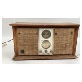 General Electric T256A AM FM Mahogany Radio