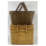 Wicker Picnic Baskets With Accessories