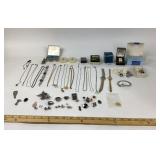 Gold Tone Necklaces, Bracelets, Rings, Brooches