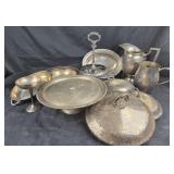 WM Rogers Silver-Plated Serving Pieces