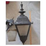Cast Iron Outdoor Lanterns, Black Finish
