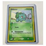Pokï¿½mon vintage Bulbasaur holographic stamped