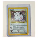 Pokï¿½mon vintage holographic Clefairy card